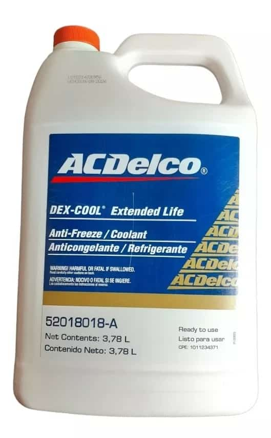 Anticongelante acdelco dex cool